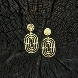 Ohrringe Gold Statement