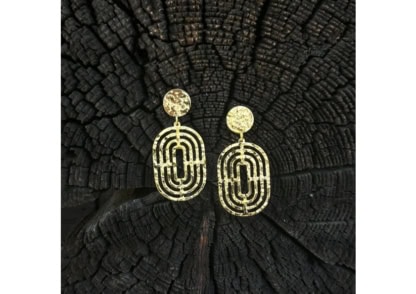 Ohrringe Gold Statement