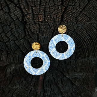 Ohrringe Leder Delft