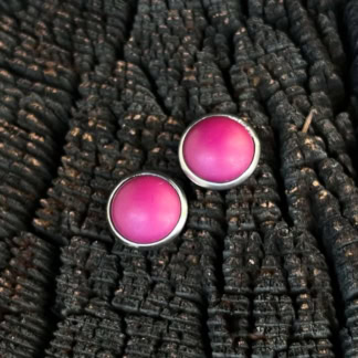 Ohrstecker Pink matt
