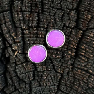 Ohrstecker Magenta