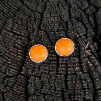 Ohrstecker Orange