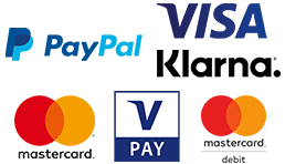 Du kannst bei uns bezahlen mit Klarna, PayPal, Kreditkarte (Mastercard und Visa) sowie mit Debitkarten (Mastercard Debit und V PAY)